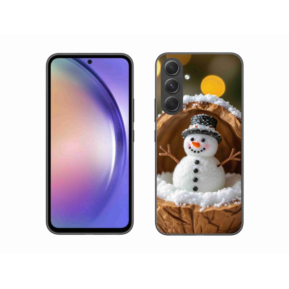 Gélový kryt mmCase na Samsung Galaxy A54 5G - snehuliak 4