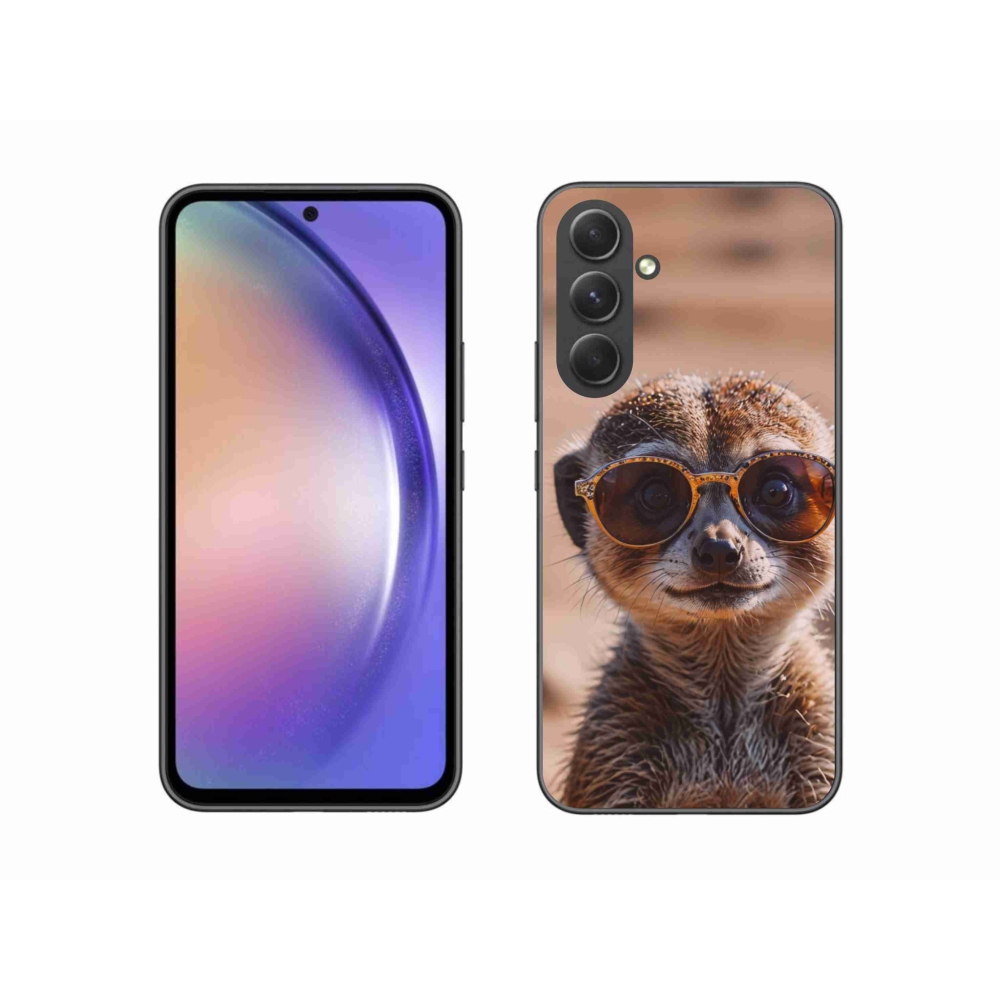 Gélový kryt mmCase na Samsung Galaxy A54 5G - štýlová surikata