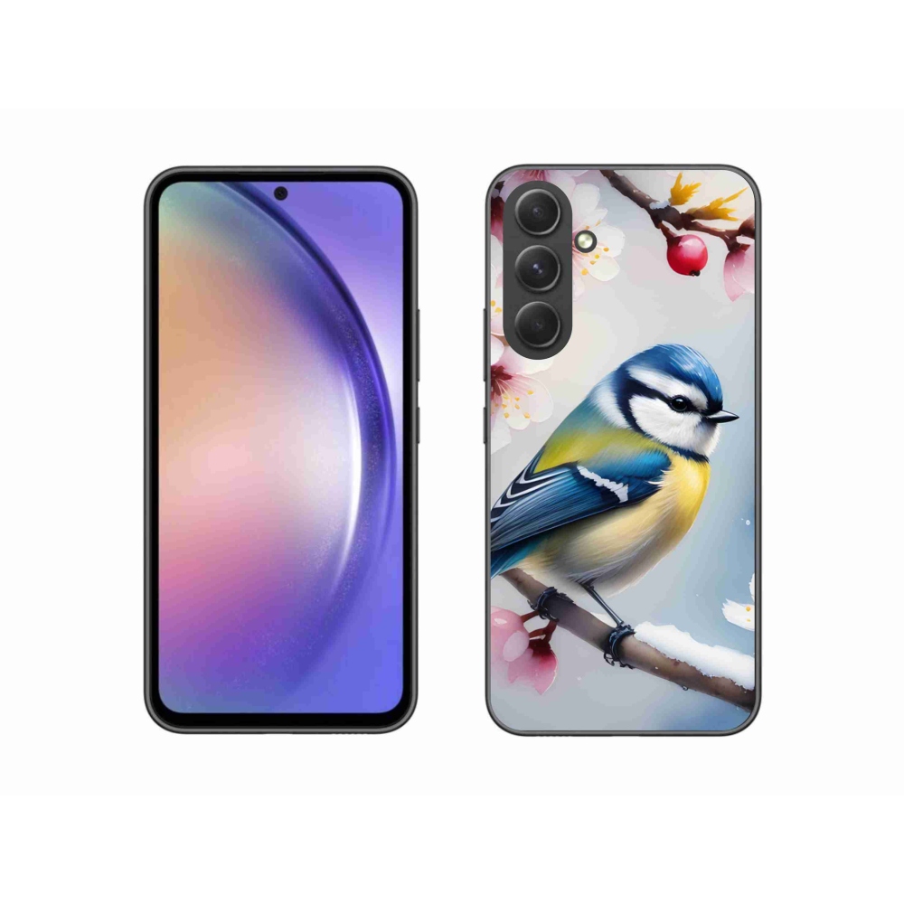 Gélový kryt mmCase na Samsung Galaxy A54 5G - sýkorka