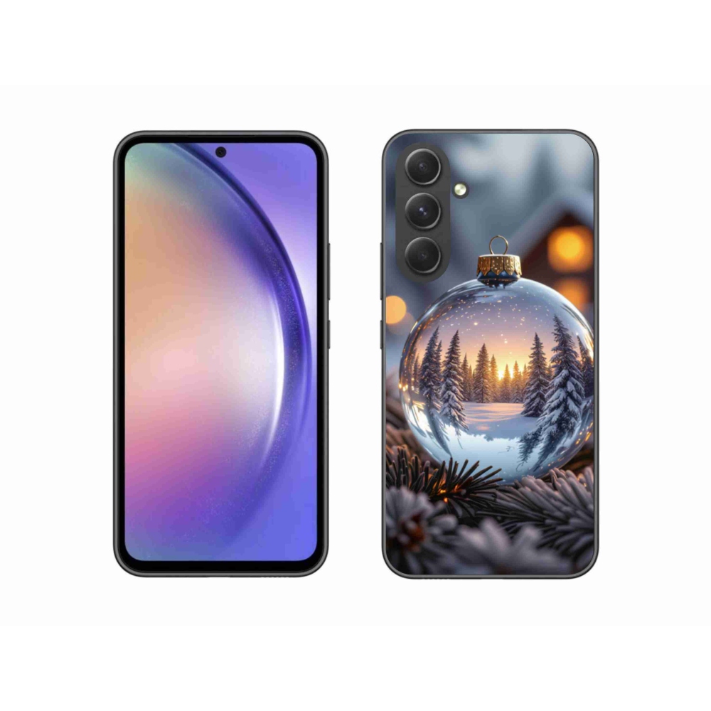 Gélový kryt mmCase na Samsung Galaxy A54 5G - vianočná ozdoba