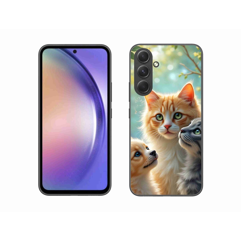 Gélový kryt mmCase na Samsung Galaxy A54 5G - zvieracie priateľstvo 2