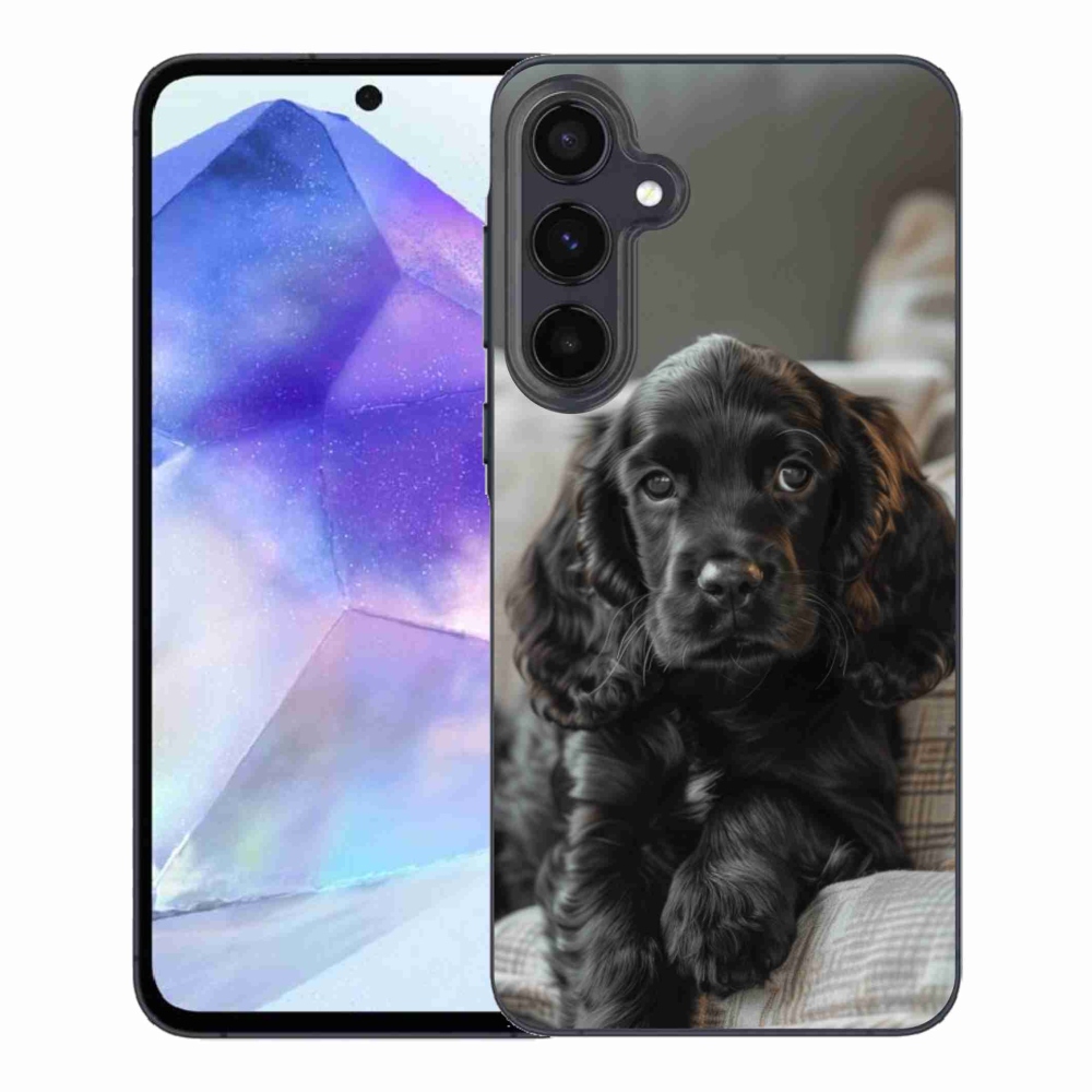 Gélový kryt mmCase na Samsung Galaxy A55 5G - anglický kokeršpaniel