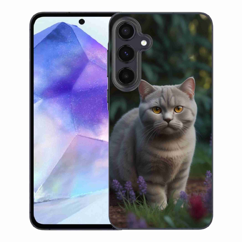 Gélový kryt mmCase na Samsung Galaxy A55 5G - britská mačka