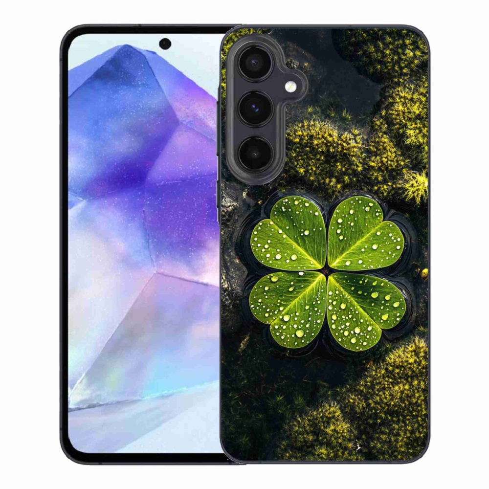 Gélový kryt mmCase na Samsung Galaxy A55 5G - štvorlístok