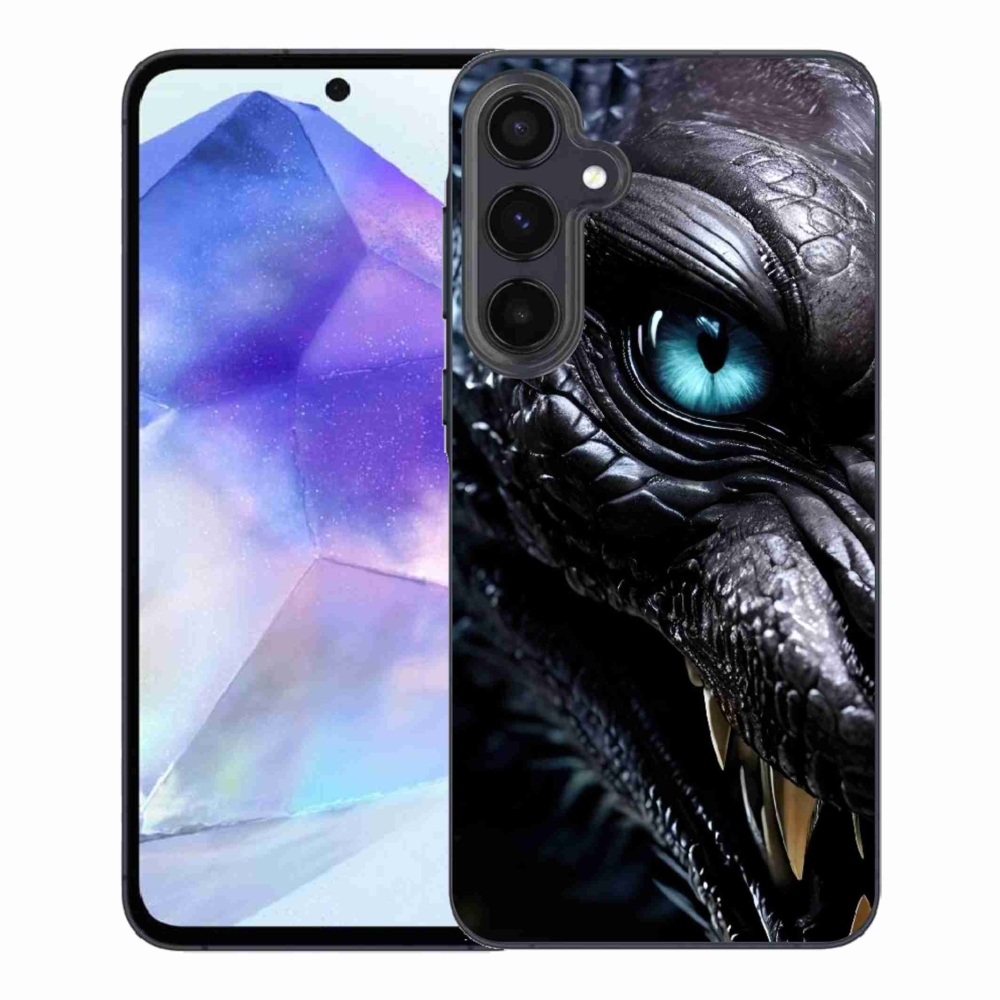 Gélový kryt mmCase na Samsung Galaxy A55 5G - dračí pohľad