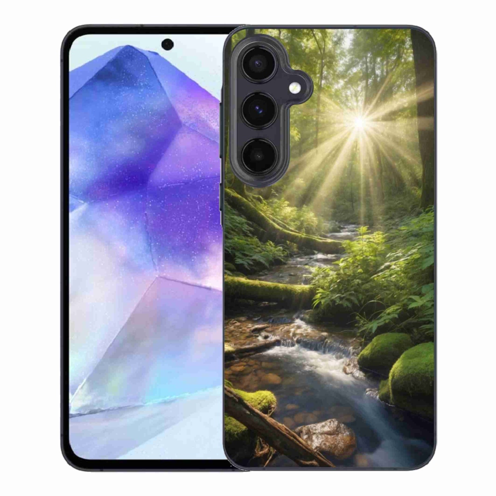 Gélový kryt mmCase na Samsung Galaxy A55 5G - hlbina lesa