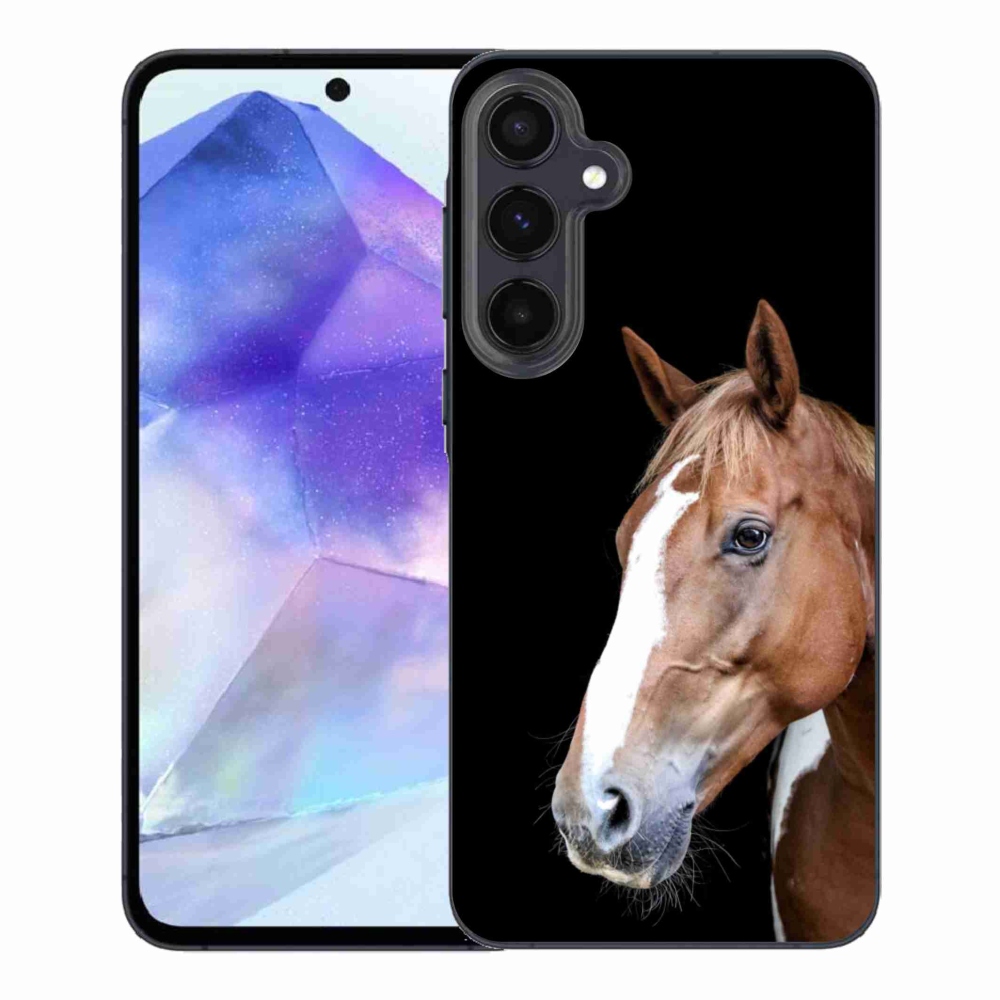 Gélový kryt mmCase na Samsung Galaxy A55 5G - hnedý kôň 3