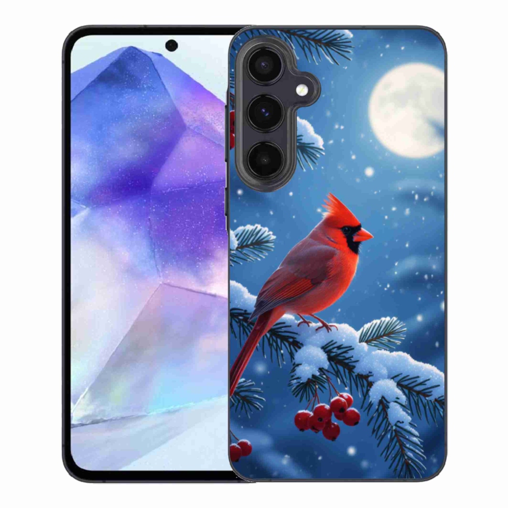 Gélový kryt mmCase na Samsung Galaxy A55 5G - kardinál červený