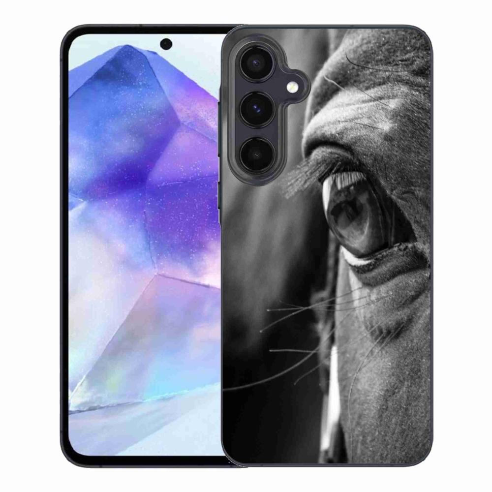 Gélový kryt mmCase na Samsung Galaxy A55 5G - konský pohľad