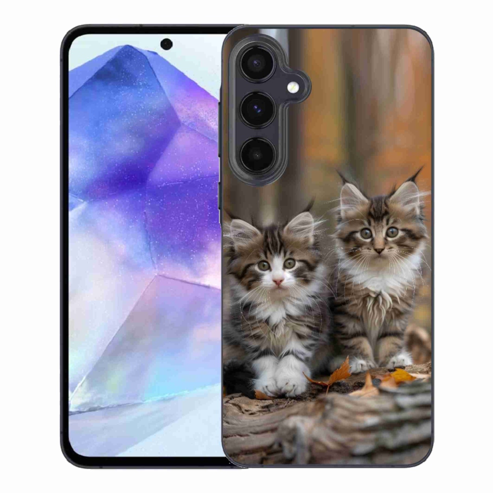 Gélový kryt mmCase na Samsung Galaxy A55 5G - mačacie duo 3