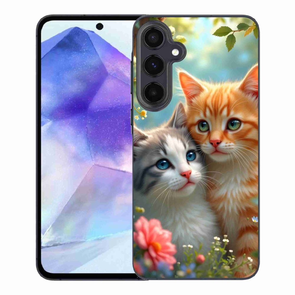 Gélový kryt mmCase na Samsung Galaxy A55 5G - mačacia láska 2