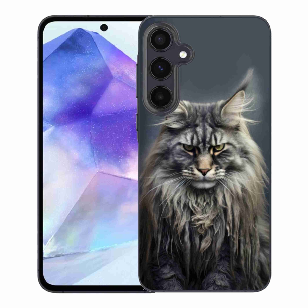 Gélový kryt mmCase na Samsung Galaxy A55 5G - mačacie pohľad 4