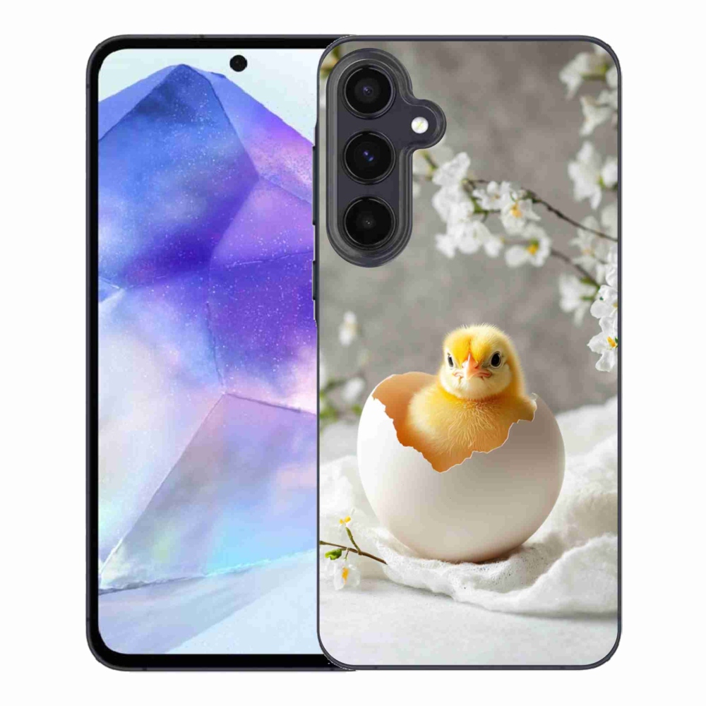 Gélový kryt mmCase na Samsung Galaxy A55 5G - kuriatko