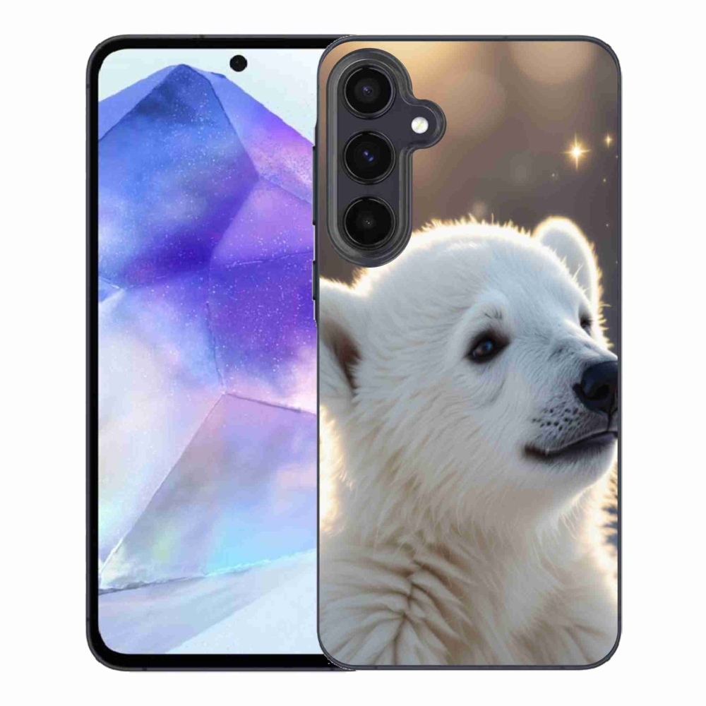 Gélový kryt mmCase na Samsung Galaxy A55 5G - ľadový medveď