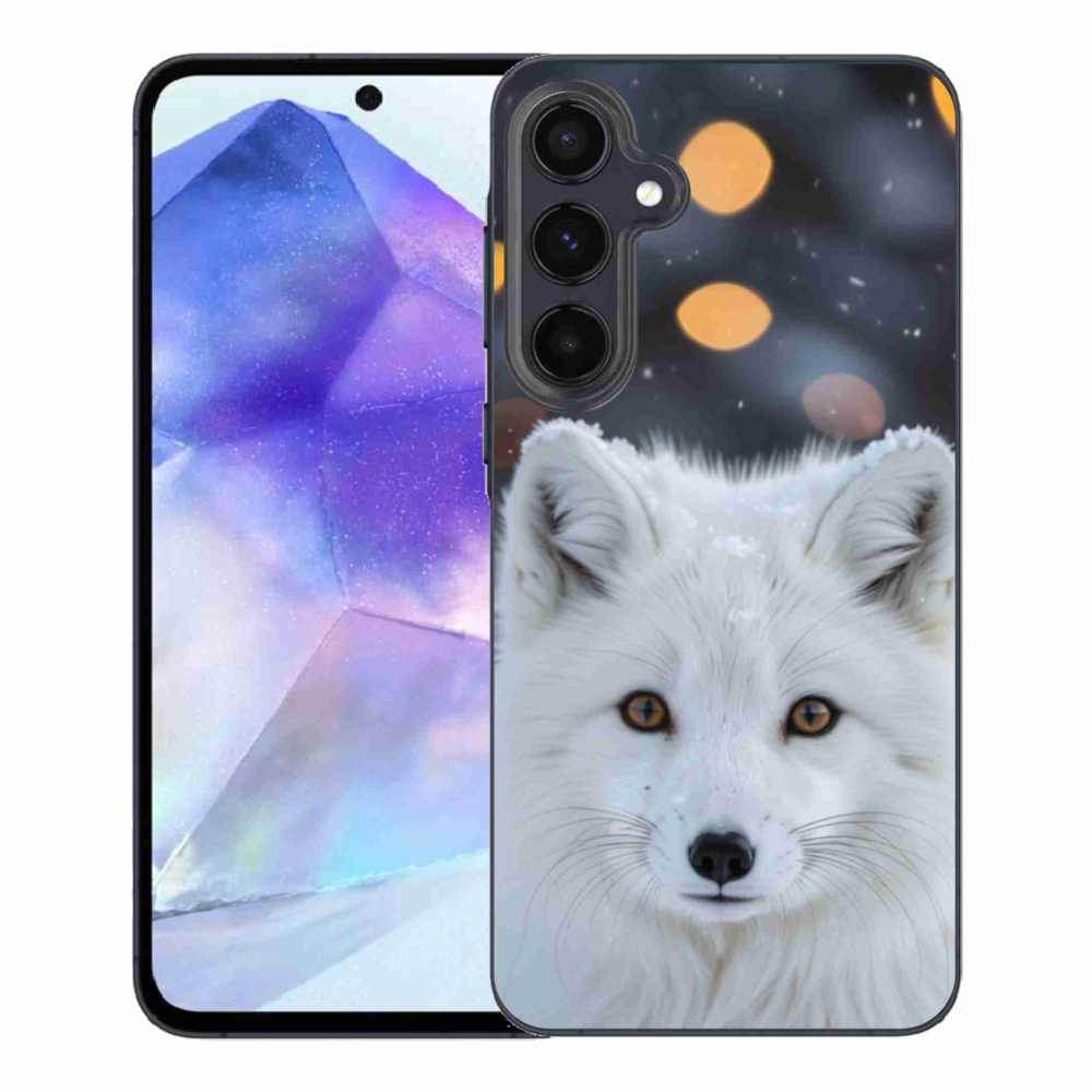 Gélový kryt mmCase na Samsung Galaxy A55 5G - líška polárna