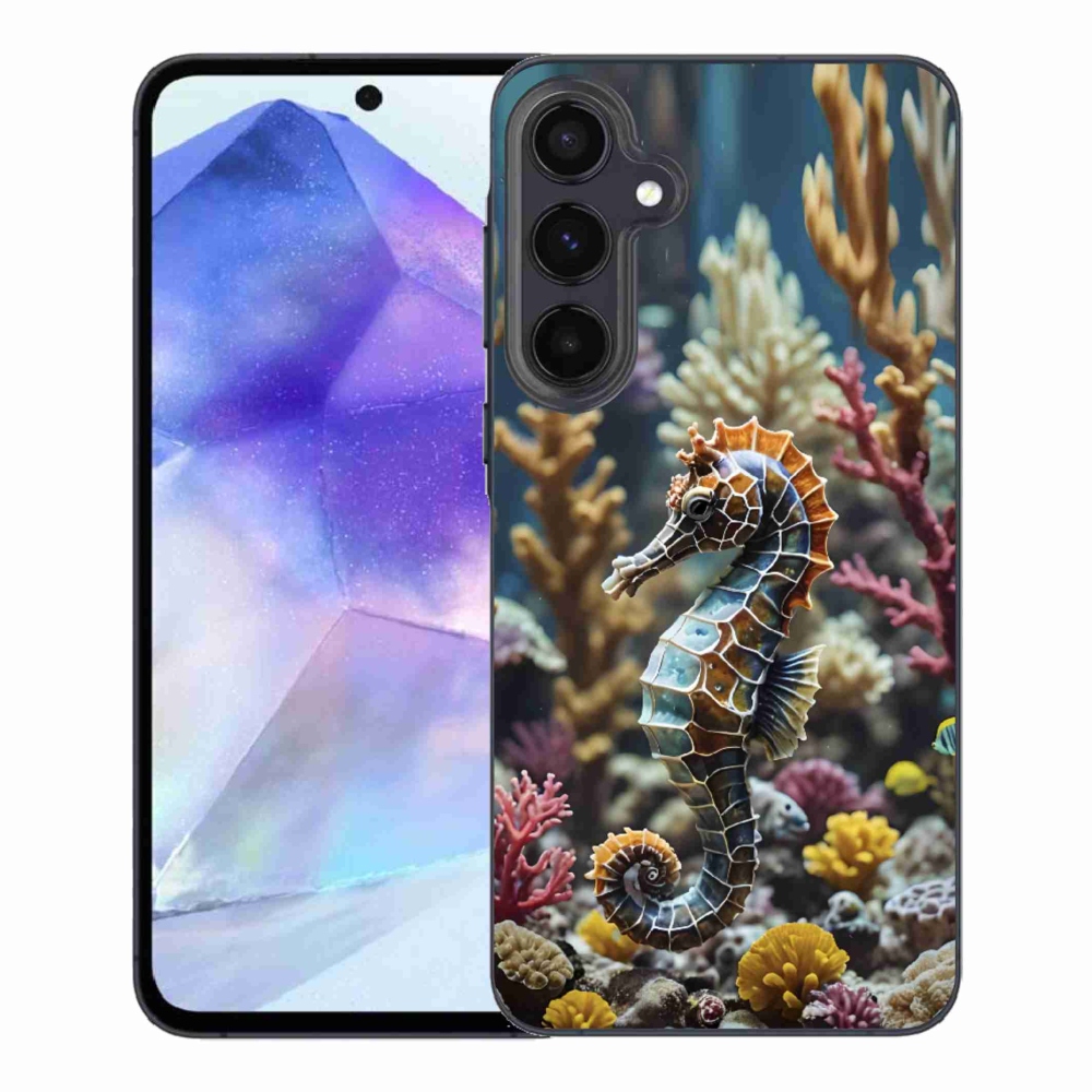 Gélový kryt mmCase na Samsung Galaxy A55 5G - morský koník 2