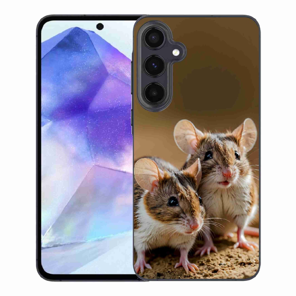 Gélový kryt mmCase na Samsung Galaxy A55 5G - myší duo