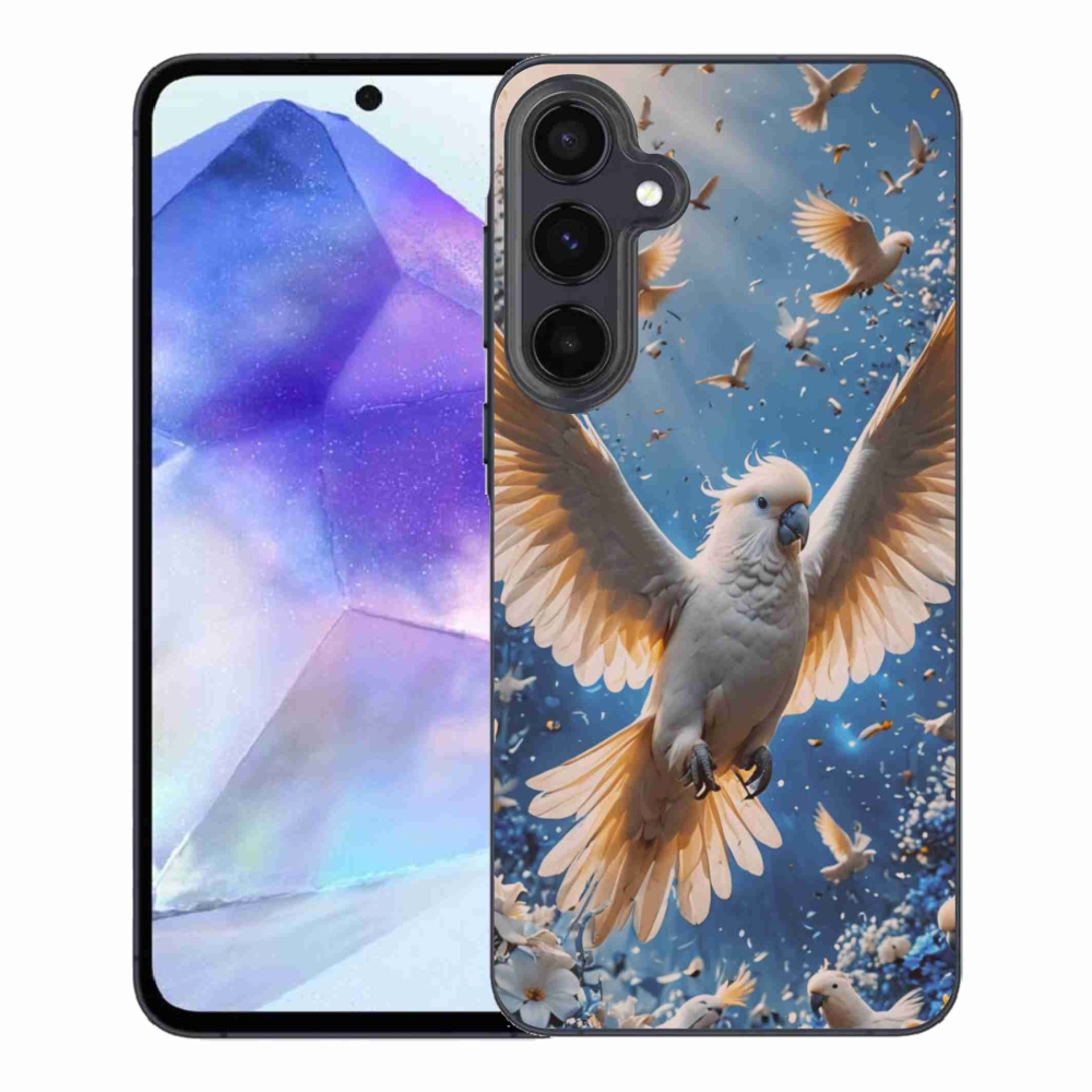 Gélový kryt mmCase na Samsung Galaxy A55 5G - papagáj kakadu