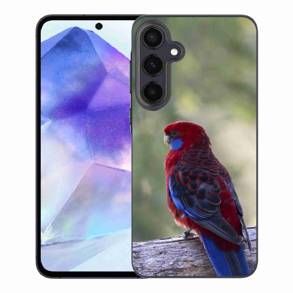 Gélový kryt mmCase na Samsung Galaxy A55 5G - papagáj rosela