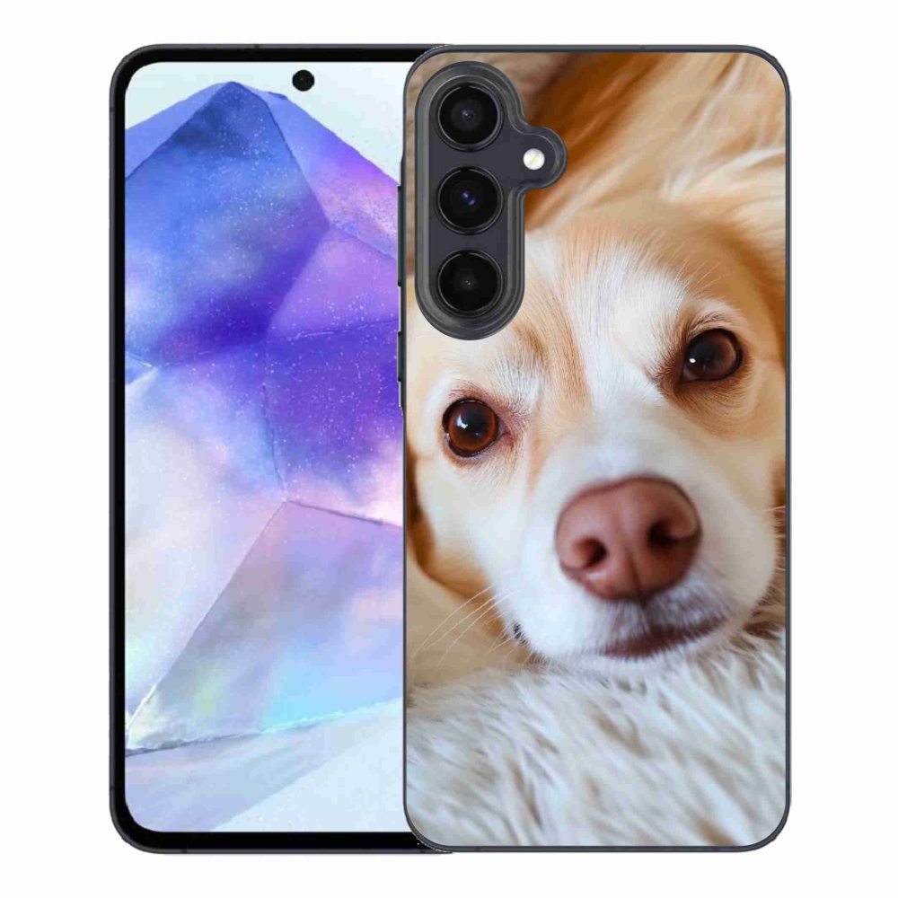 Gélový kryt mmCase na Samsung Galaxy A55 5G - Roztomilá čivava