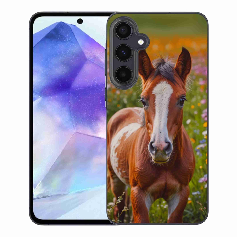 Gélový kryt mmCase na Samsung Galaxy A55 5G - roztomilé žriebä