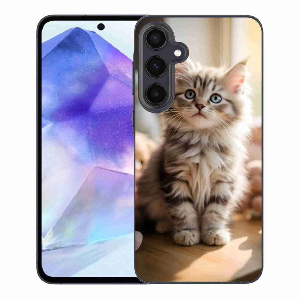 Gélový kryt mmCase na Samsung Galaxy A55 5G - roztomilé mačiatko 10