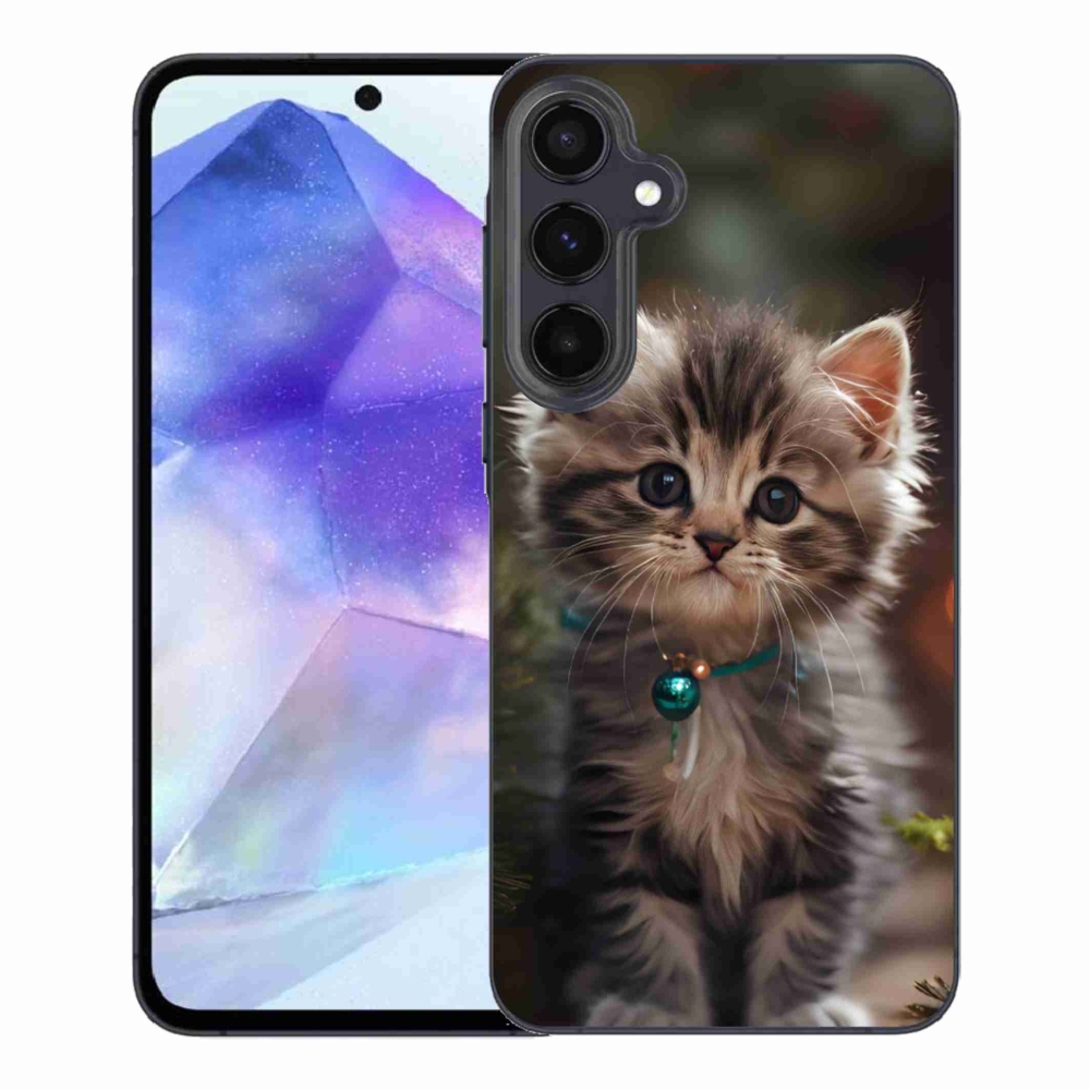 Gélový kryt mmCase na Samsung Galaxy A55 5G - roztomilé mačiatko 11