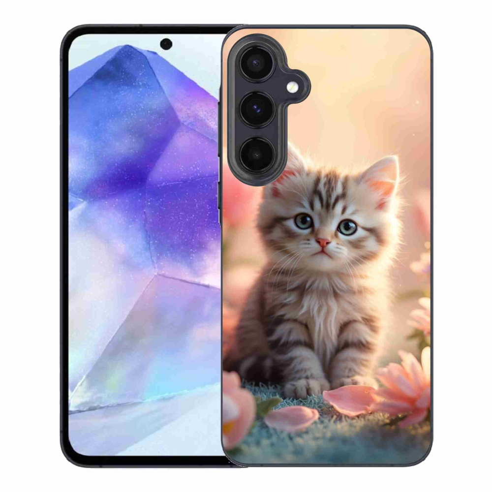 Gélový kryt mmCase na Samsung Galaxy A55 5G - roztomilé mačiatko 8