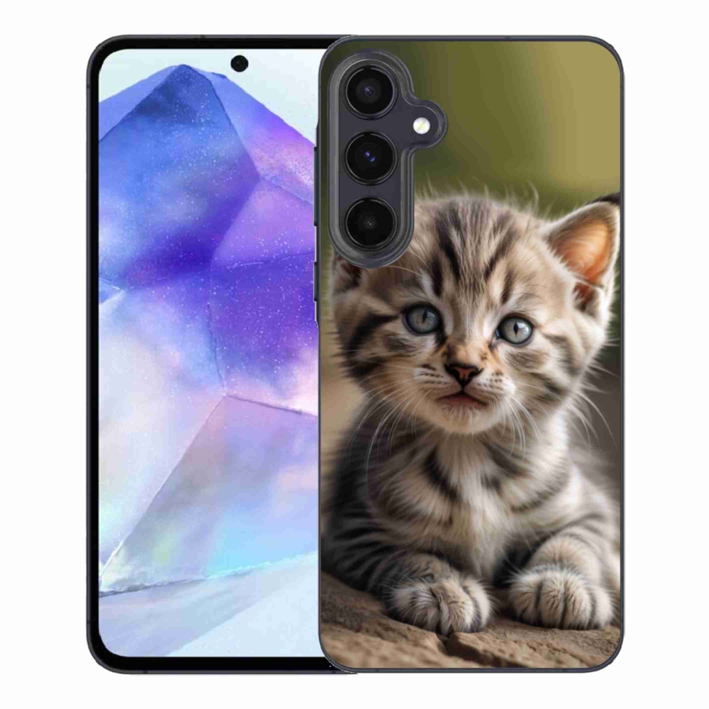 Gélový kryt mmCase na Samsung Galaxy A55 5G - roztomilé mačiatko 9