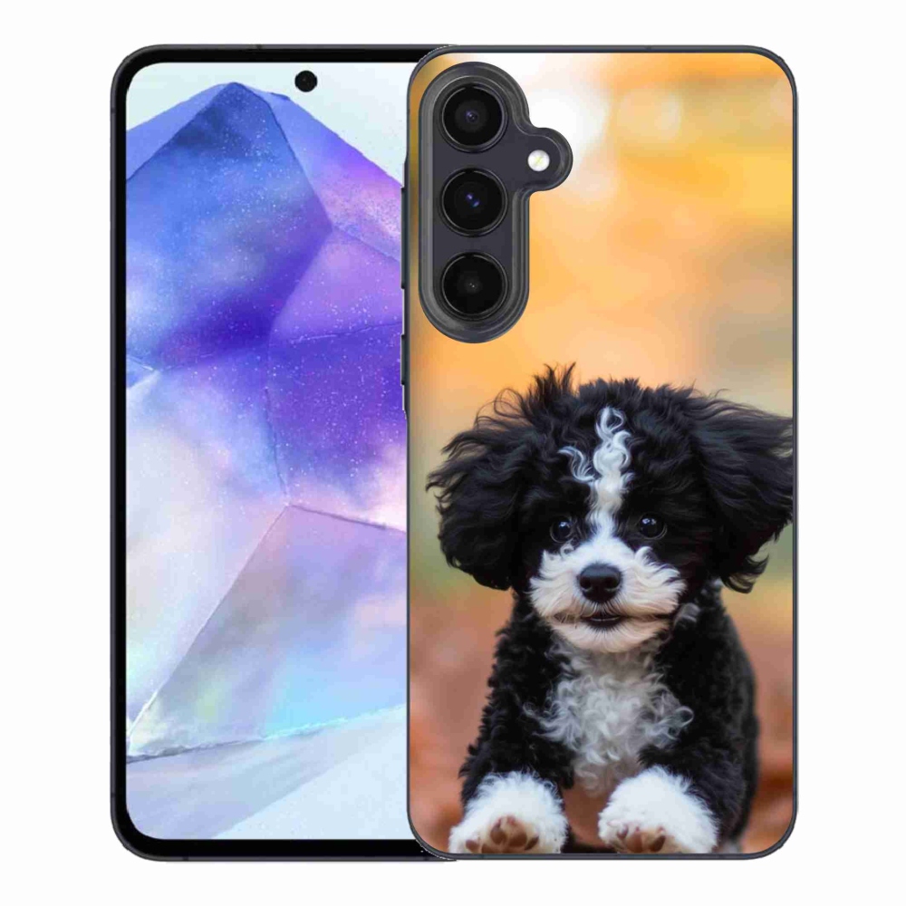 Gélový kryt mmCase na Samsung Galaxy A55 5G - roztomilé šteňa 2