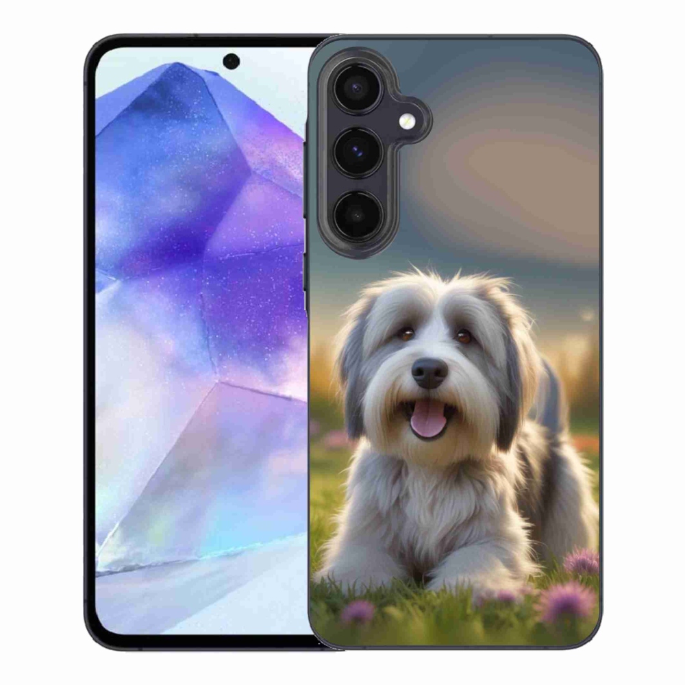 Gélový kryt mmCase na Samsung Galaxy A55 5G - roztomilý havanský psík