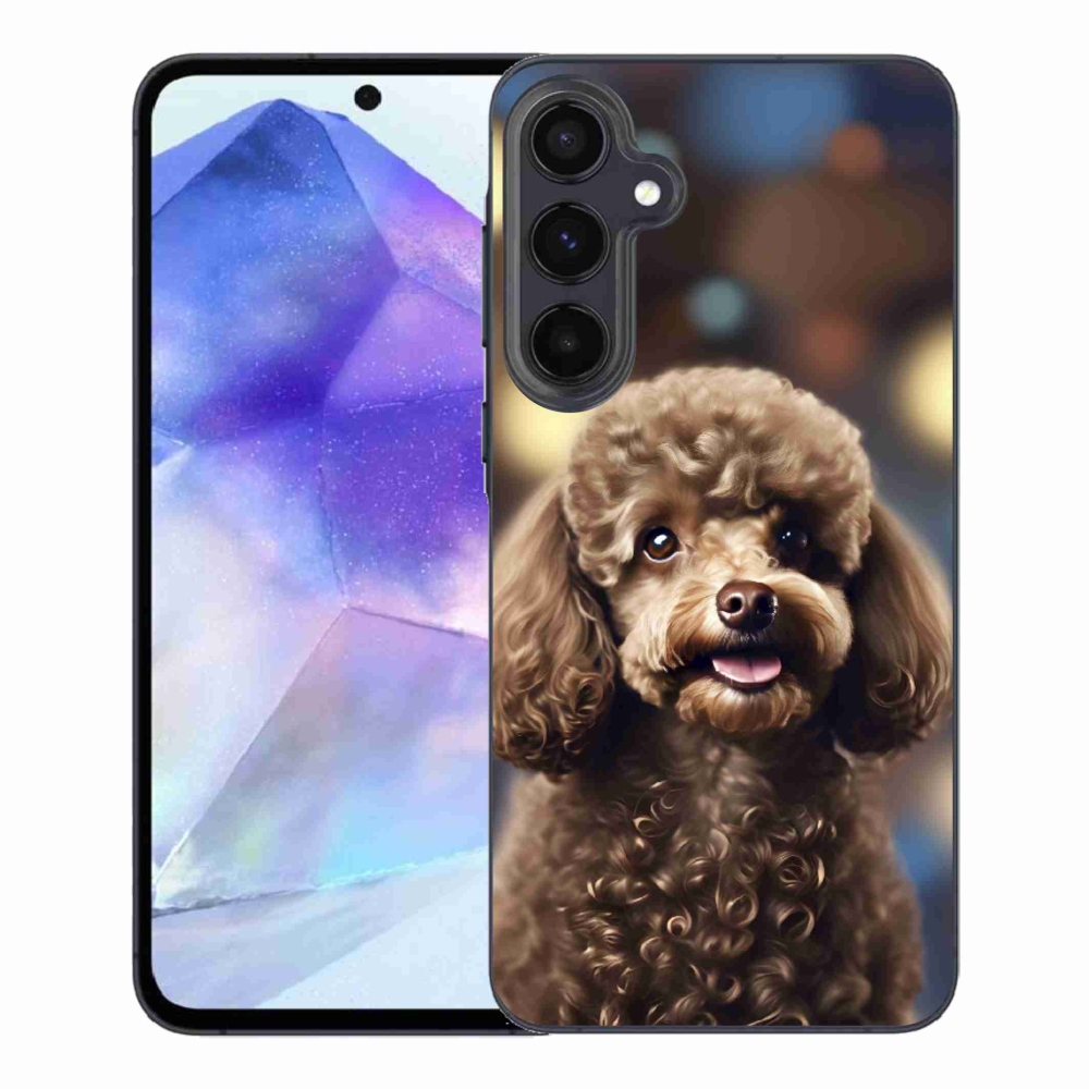 Gélový kryt mmCase na Samsung Galaxy A55 5G - roztomilý pudel
