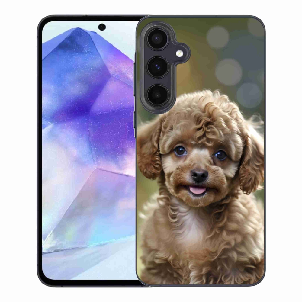 Gélový kryt mmCase na Samsung Galaxy A55 5G - roztomilý pudel