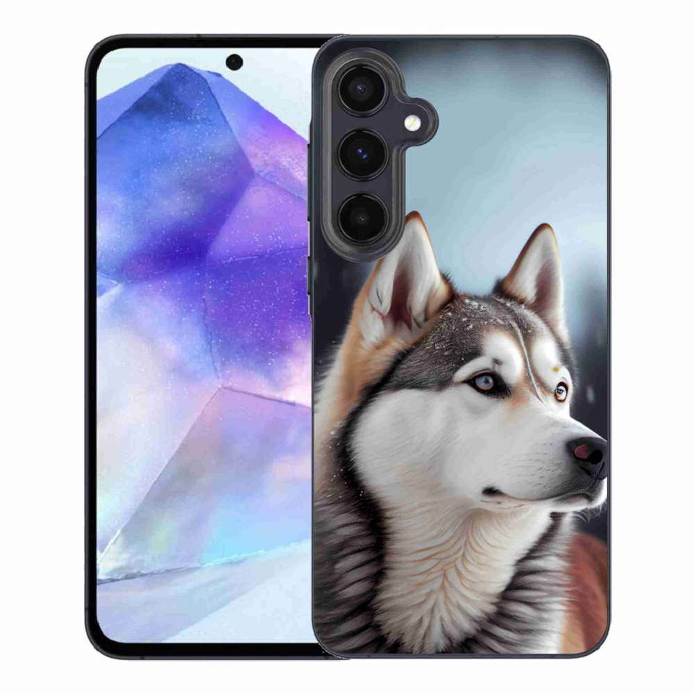 Gélový kryt mmCase na Samsung Galaxy A55 5G - sibírsky husky