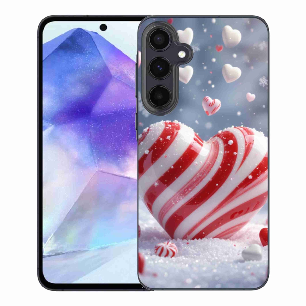 Gélový kryt mmCase na Samsung Galaxy A55 5G - sladké srdce