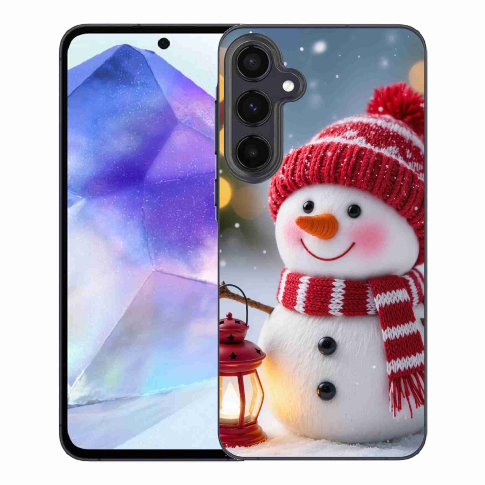 Gélový kryt mmCase na Samsung Galaxy A55 5G - snehuliak 2