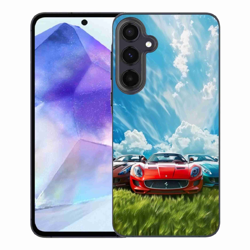Gélový kryt mmCase na Samsung Galaxy A55 5G - športové vozidlá