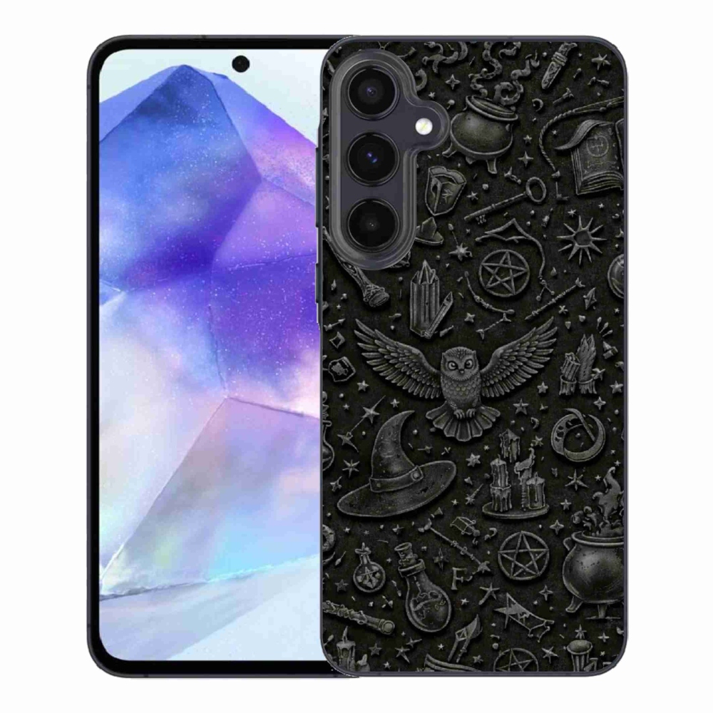 Gélový kryt mmCase na Samsung Galaxy A55 5G - tmavý magický svet