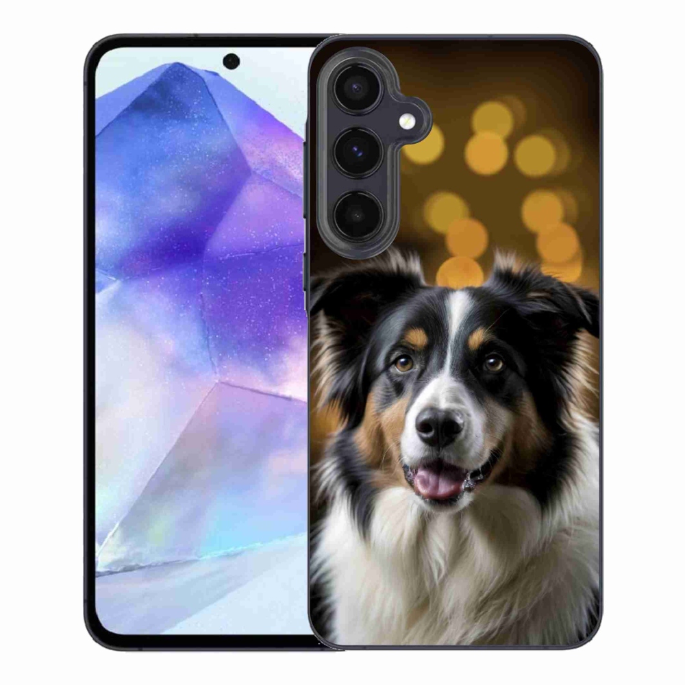 Gélový kryt mmCase na Samsung Galaxy A55 5G - usmievavý austrálsky ovčiak