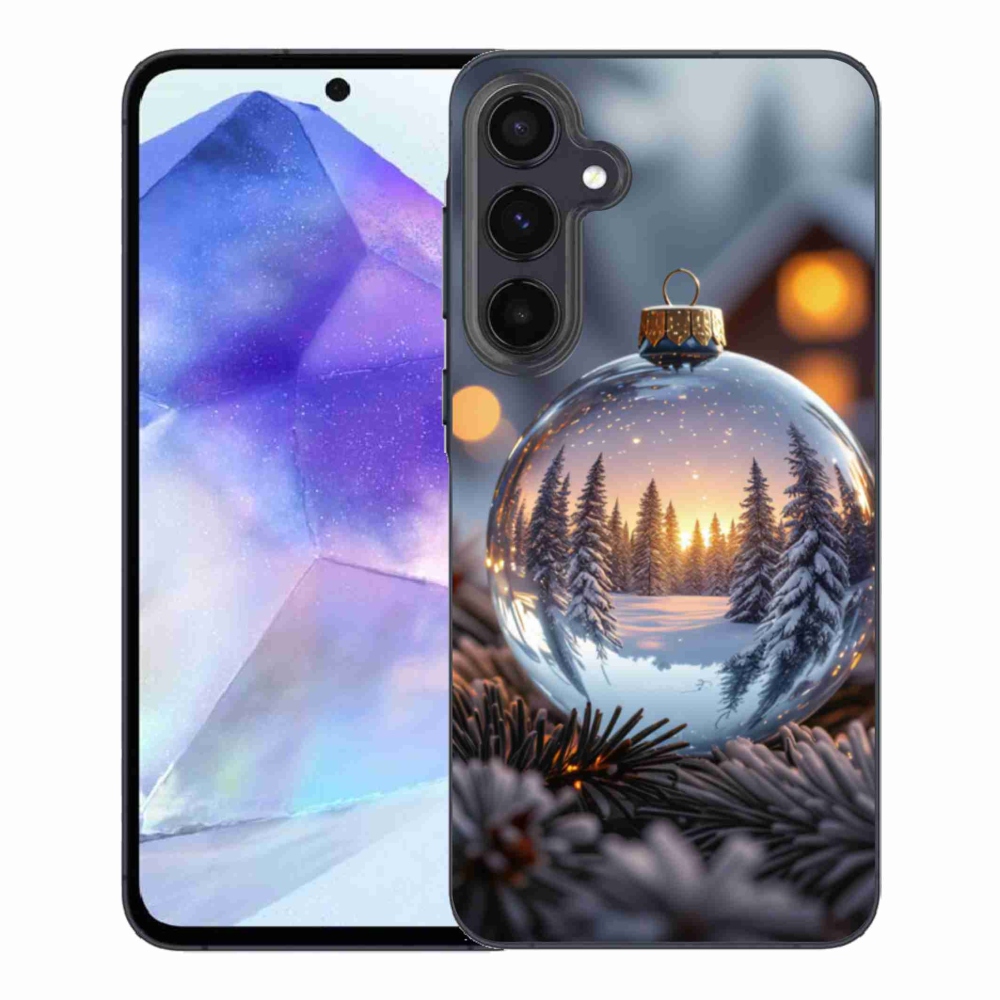 Gélový kryt mmCase na Samsung Galaxy A55 5G - vianočná ozdoba