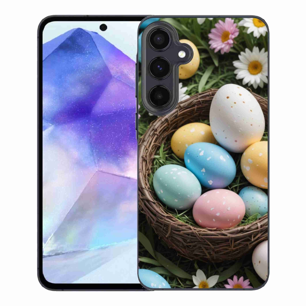Gélový kryt mmCase na Samsung Galaxy A55 5G - veľkonočné vajíčka 2