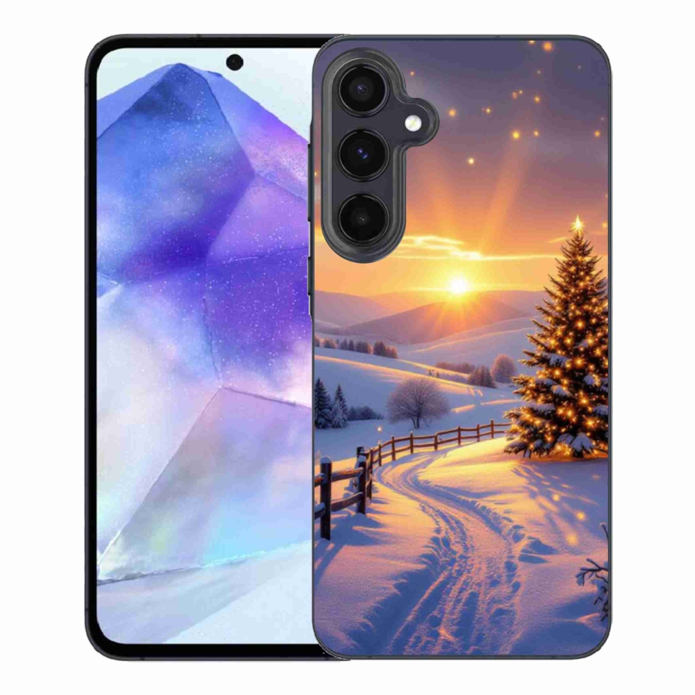 Gélový kryt mmCase na Samsung Galaxy A55 5G - zimná krajina