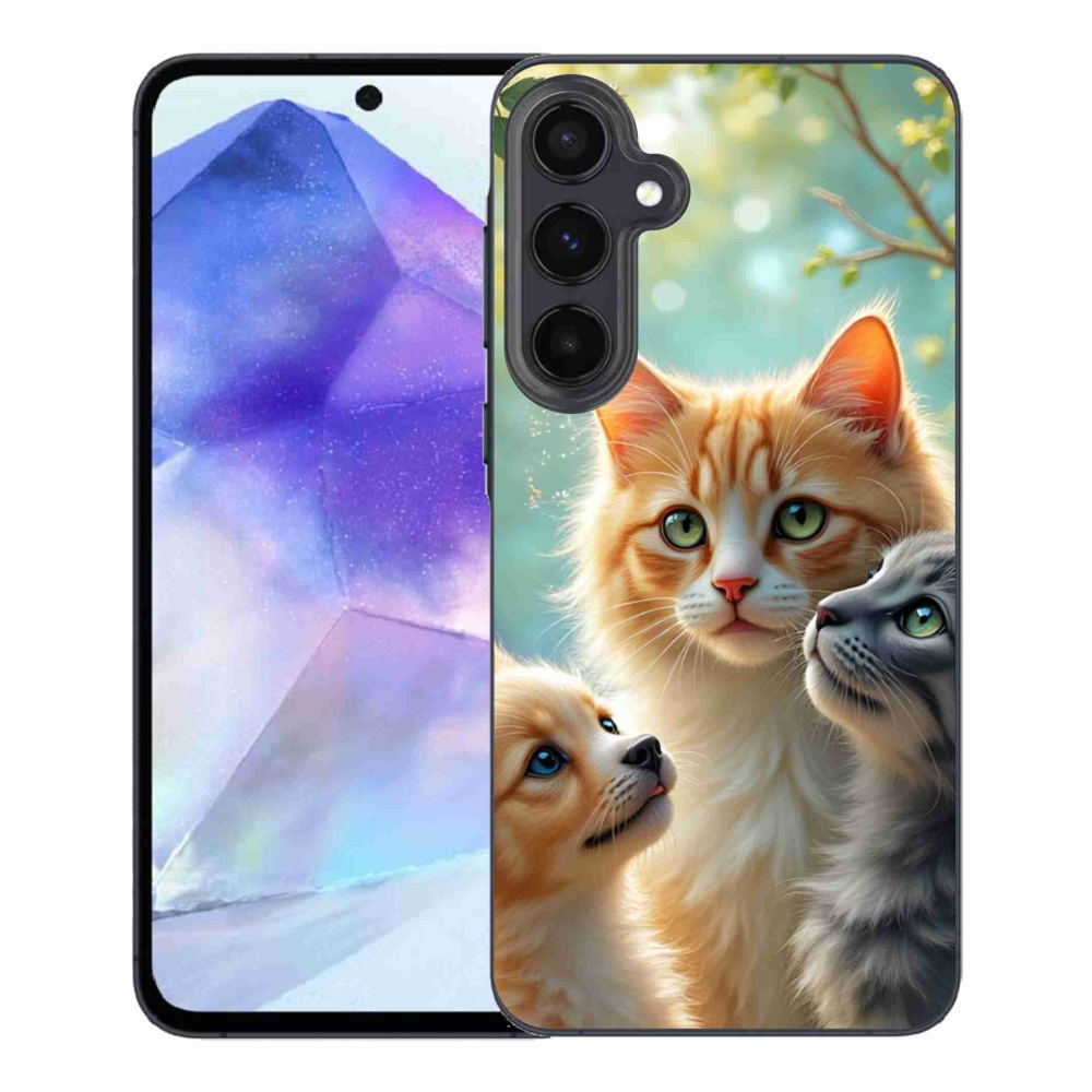 Gélový kryt mmCase na Samsung Galaxy A55 5G - zvieracie priateľstvo 2