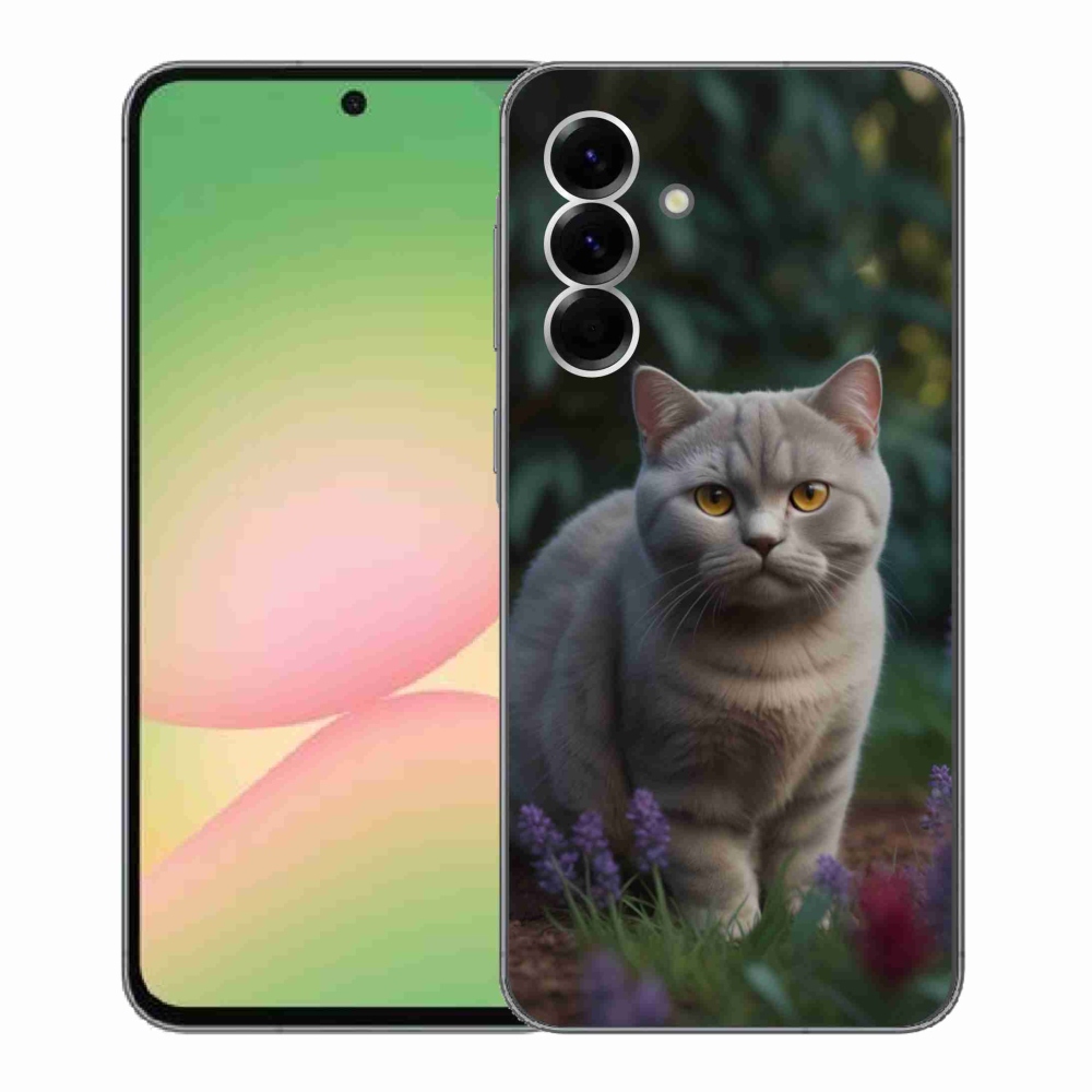 Gélový kryt mmCase na Samsung Galaxy A56 5G - britská mačka