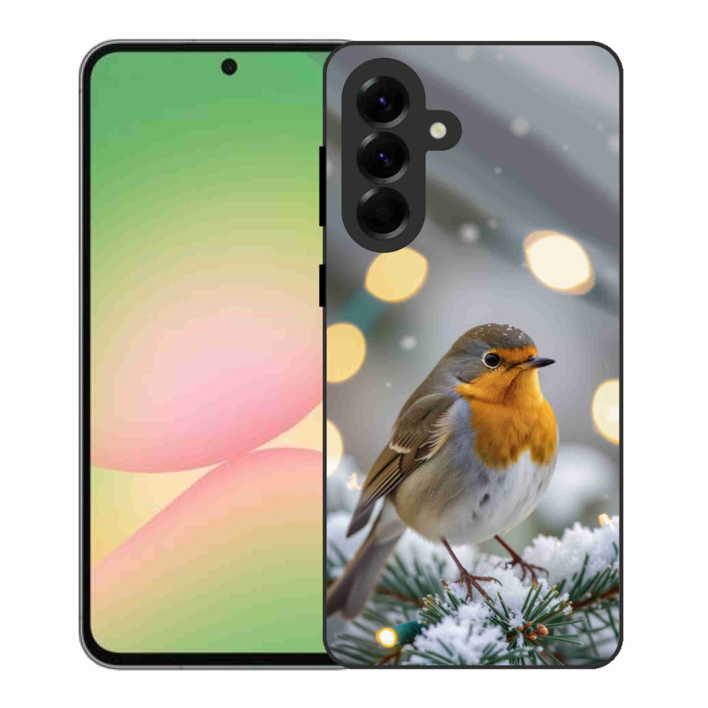 Gélový kryt mmCase na Samsung Galaxy A56 5G - červienka v zime
