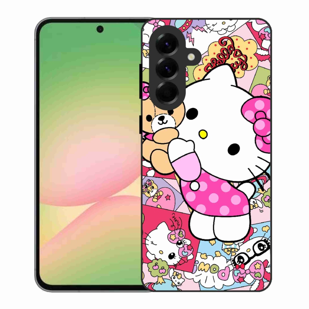 Gélový kryt mmCase na Samsung Galaxy A56 5G - cute kitty