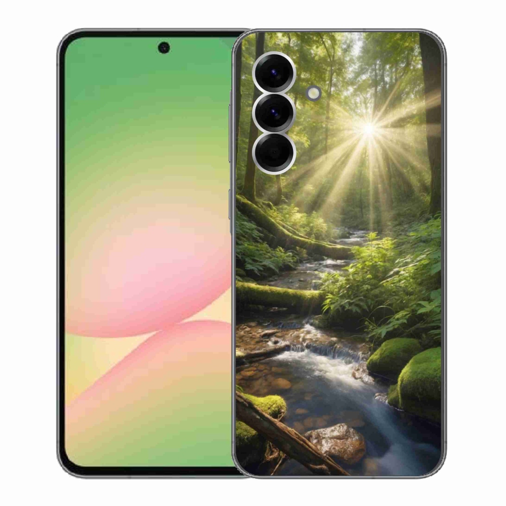 Gélový kryt mmCase na Samsung Galaxy A56 5G - hlbina lesa