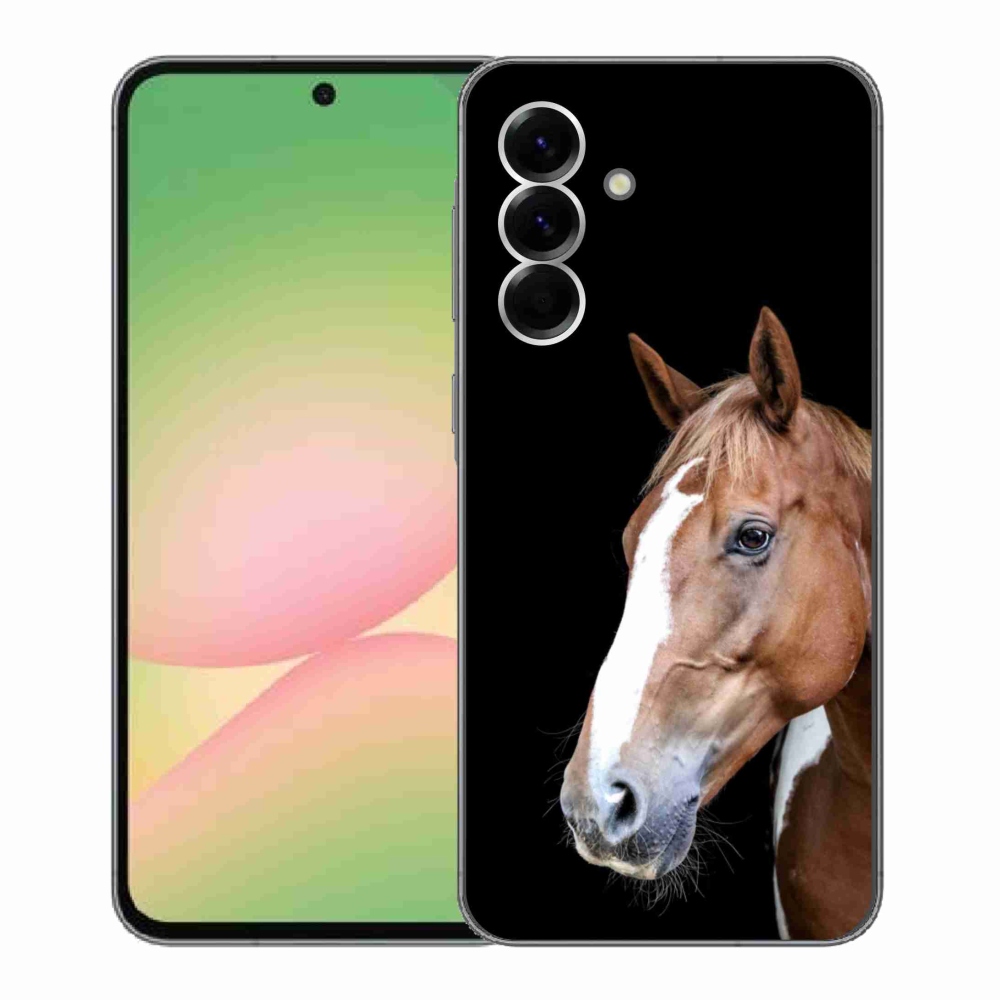 Gélový kryt mmCase na Samsung Galaxy A56 5G - hnedý kôň 3