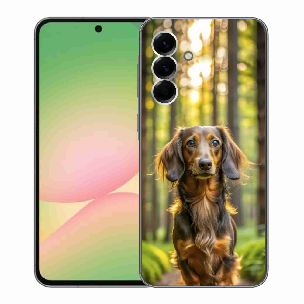 Gélový kryt mmCase na Samsung Galaxy A56 5G - jazvečík 4