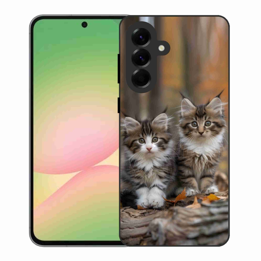 Gélový kryt mmCase na Samsung Galaxy A56 5G - mačacie duo 3